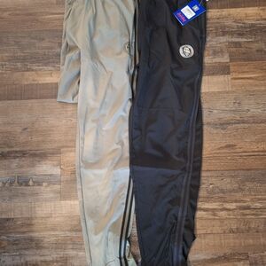 Kids Black and Gray Track Pants